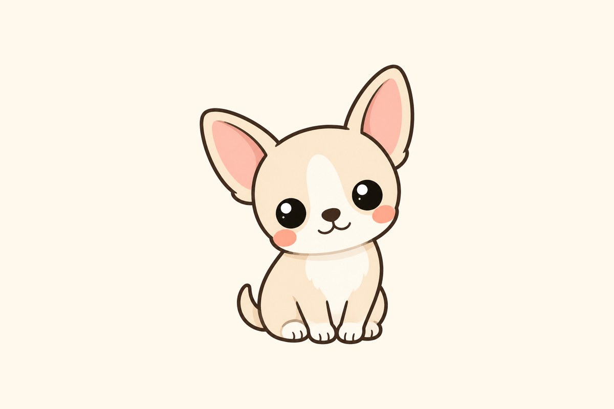 ゆるかわタッチで描いた猫のイラスト
