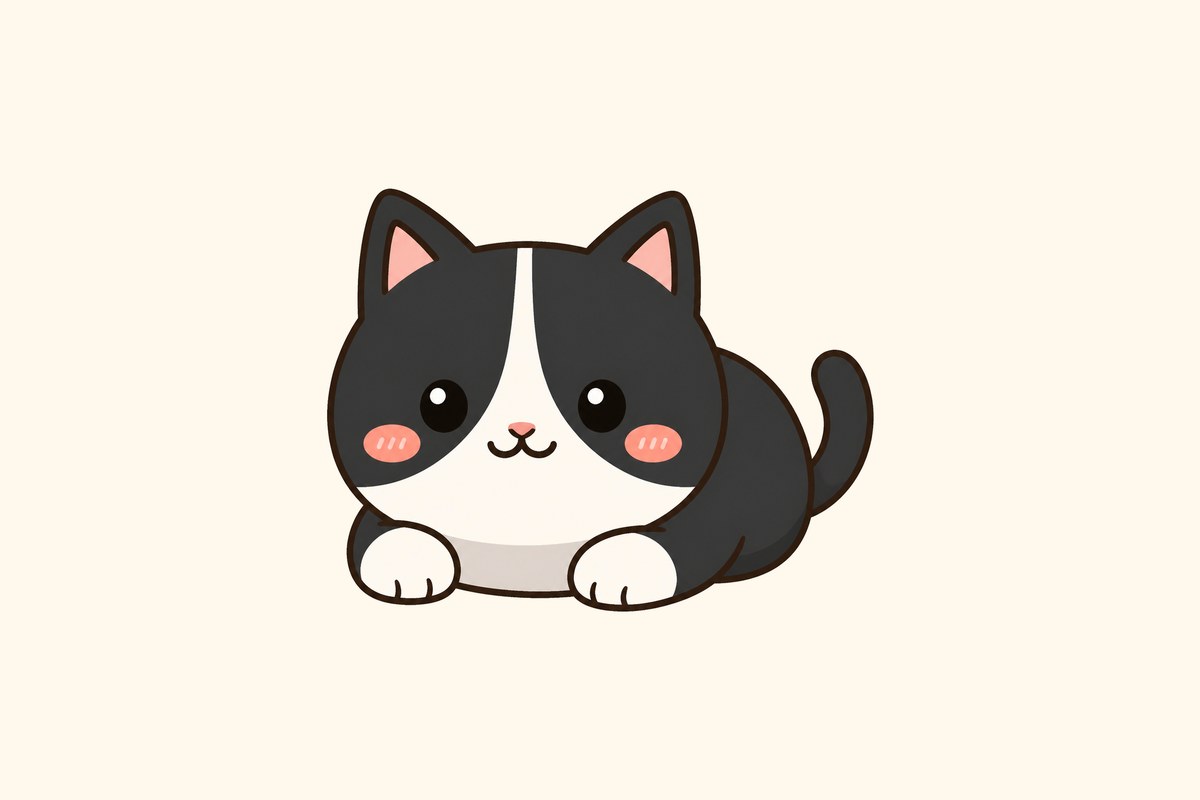 ゆるかわタッチで描いた柴犬のイラスト