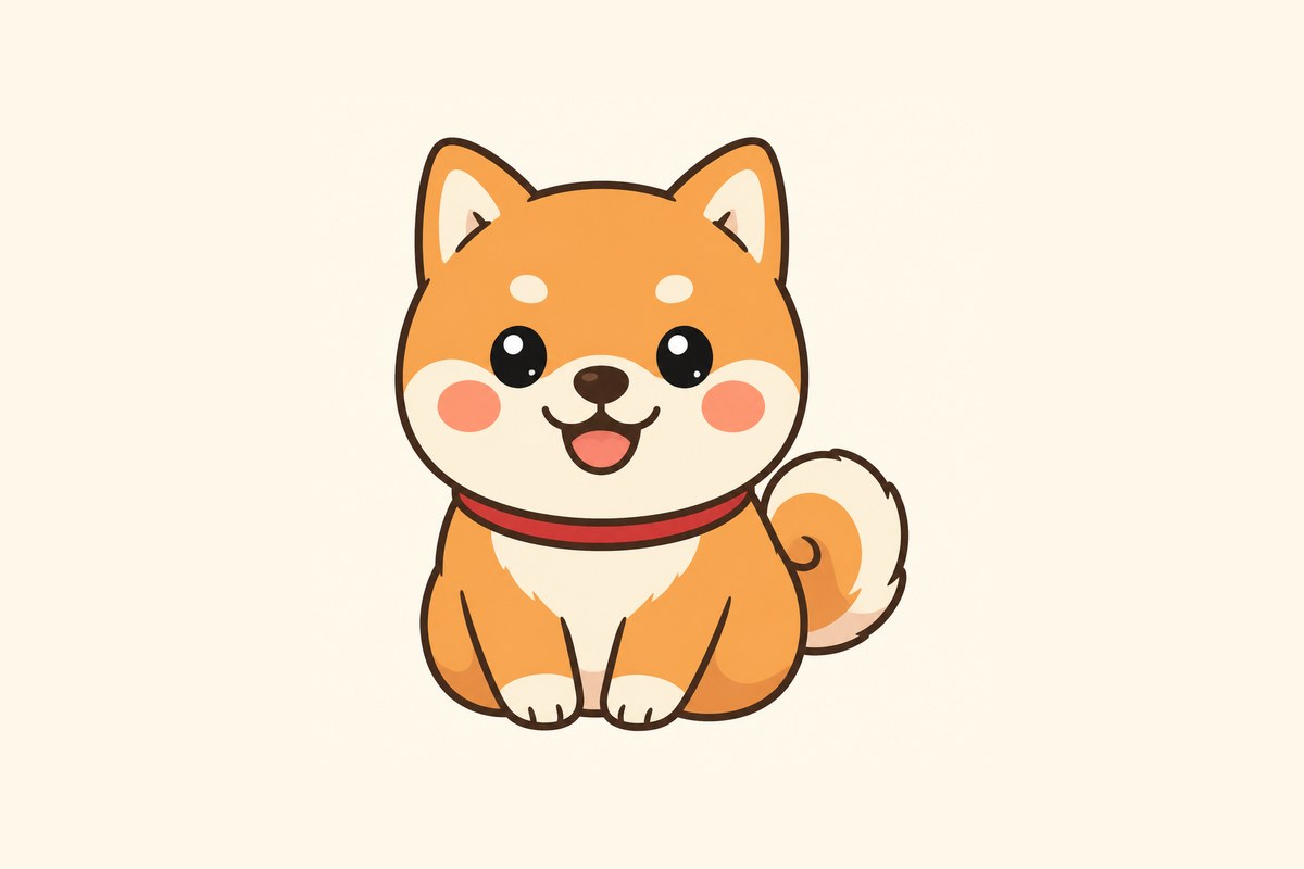 ゆるかわタッチで描いた猫のイラスト