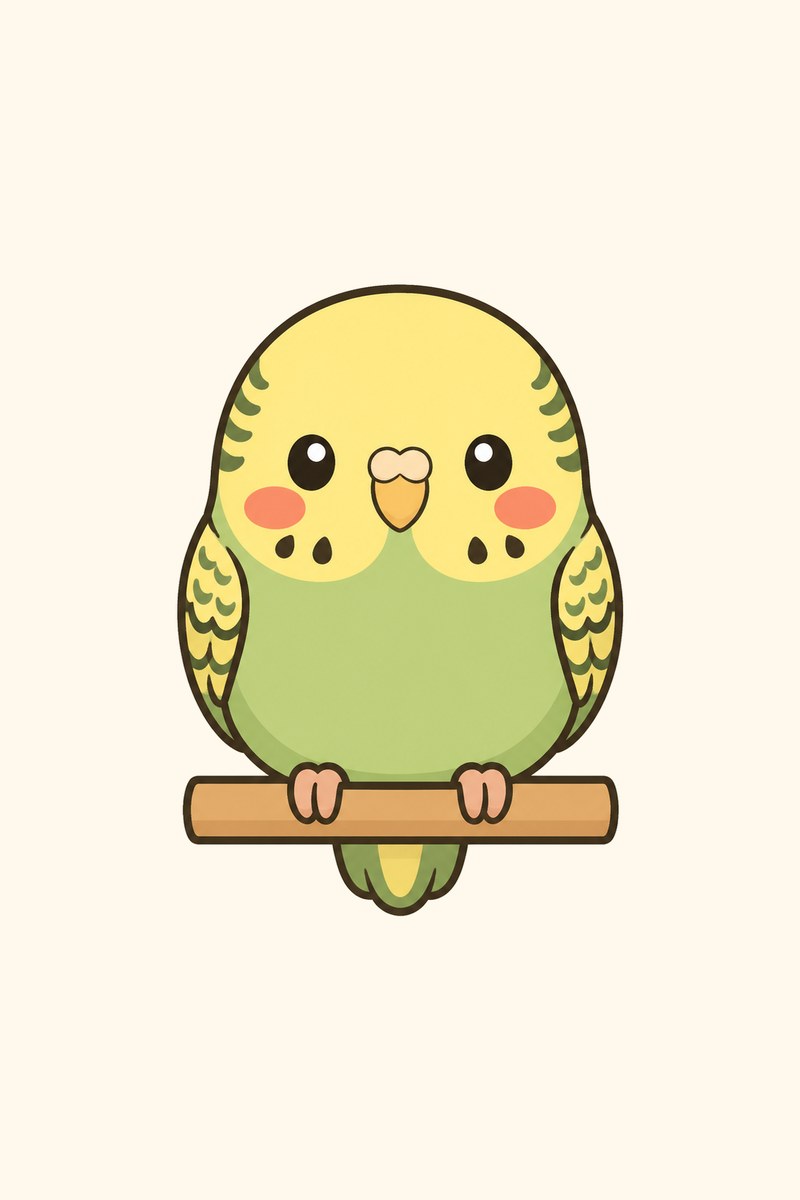 小鳥・小動物のゆるかわイラスト作例